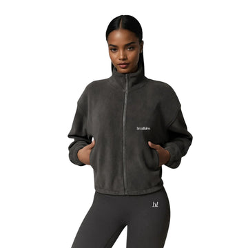 The Relaxed Full-Zip Fleece Jacket