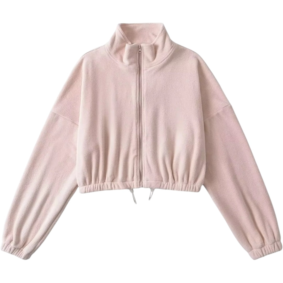 The Oversized Fleece Drawstring Sweater