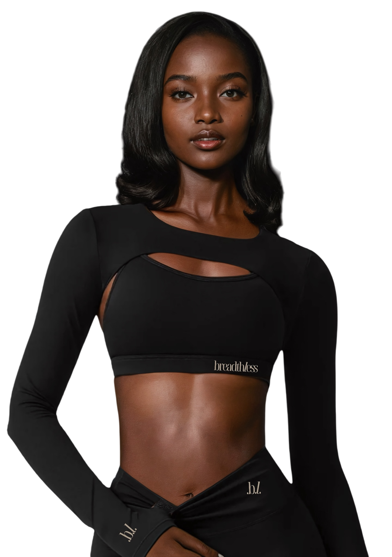 The 3-Piece Shrug, Bra & High-Waist Leggings Duo