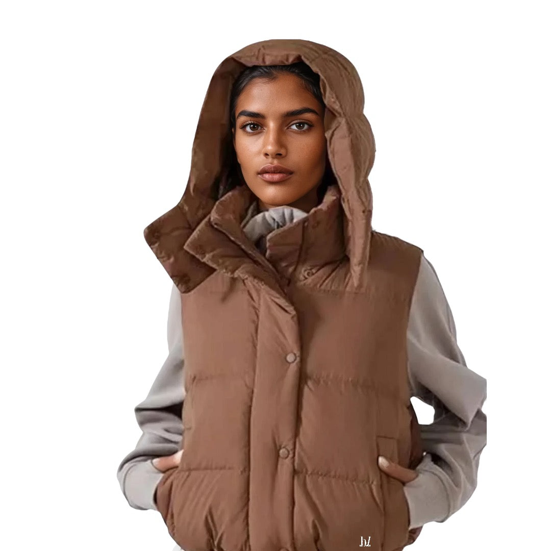 Hooded Puffer Vest