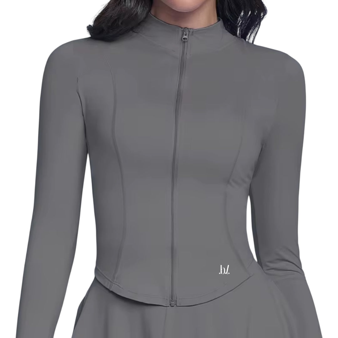 The Zip-Up Top & Tennis Skirt Set