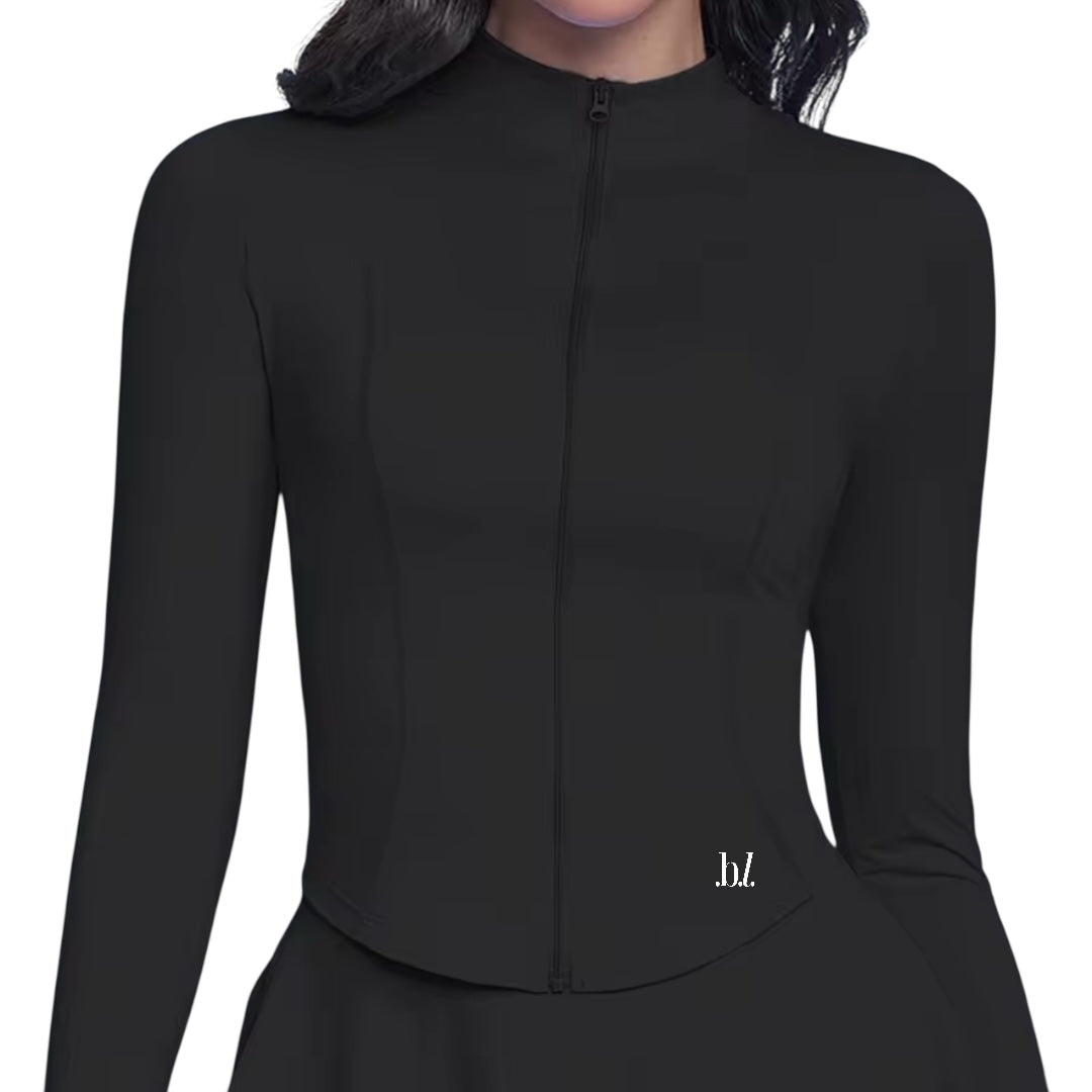 The Zip-Up Top & Tennis Skirt Set