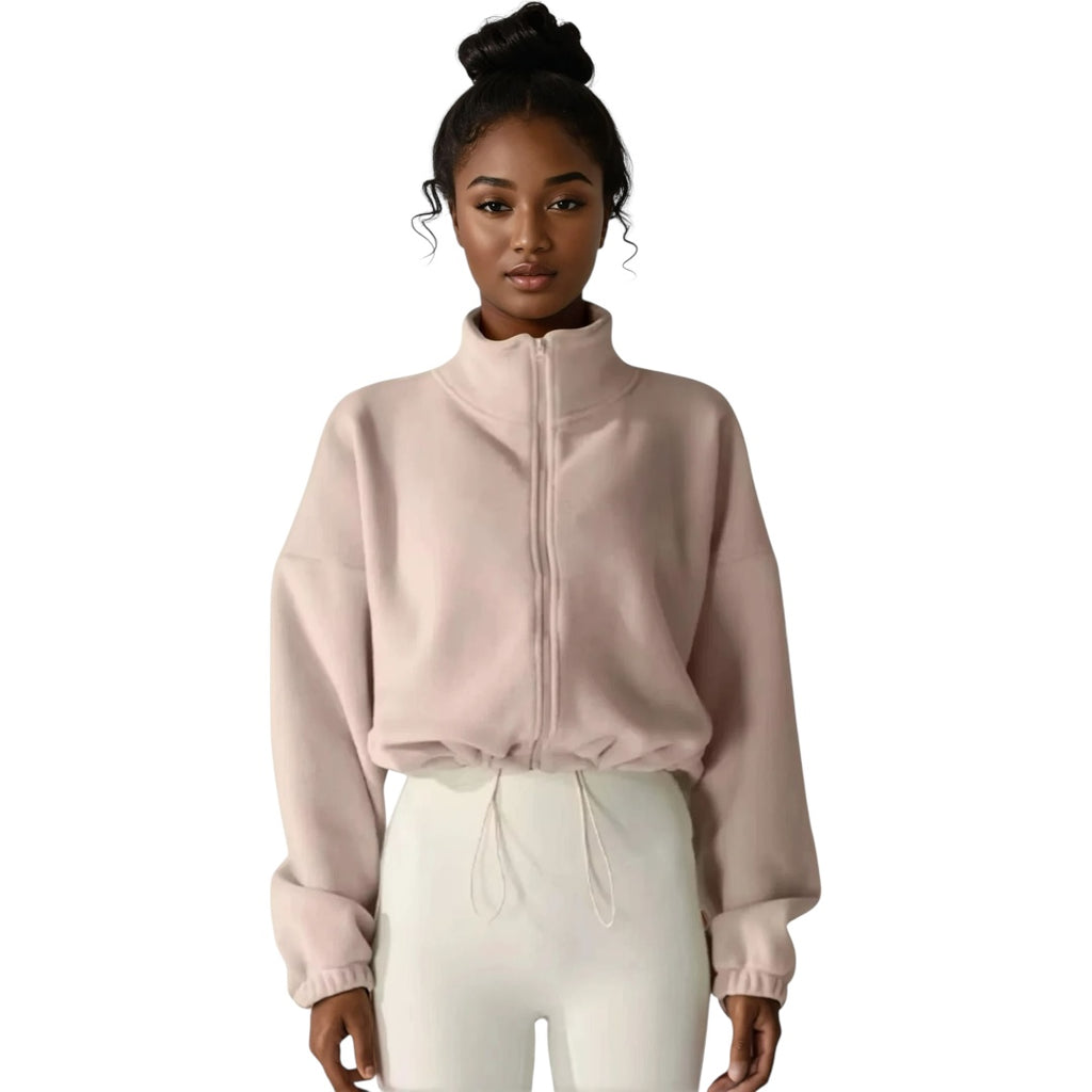 The Oversized Fleece Drawstring Sweater